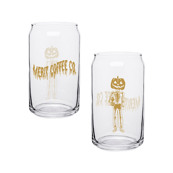 Merit 16oz Sleepy Head Glass Can