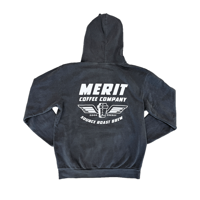 Winged Hoodie - Dark Grey